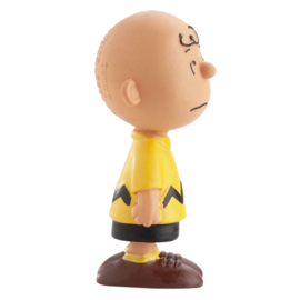 Snoopy taart topper Charlie Brown 5,5 cm.