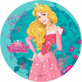 Disney Princess Doornroosje ouwel taart decoratie ø 21 cm. THT 18-02-2023