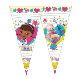 Disney Doc Mc Stuffins snoep puntzak 20 x 40 cm. 10 st.