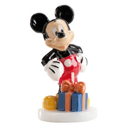 Disney Mickey Mouse verjaardagskaars 3D 8 cm.