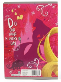 Disney Princess Rapunzel ruitjes schrift A5