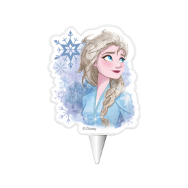 Disney Frozen Elsa taart kaars 2D 7,5 cm.