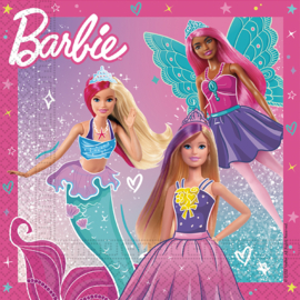 Barbie servetten Fantasy 33 x 33 cm. 12 st.