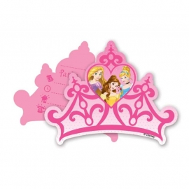 Disney Princess Dreaming uitnodigingen 6 stuks