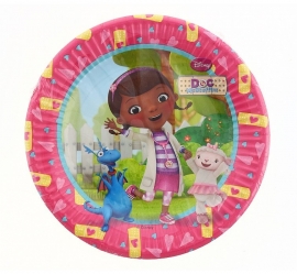 Disney Doc McStuffins gebakbordjes ø 20 cm. 8 st.