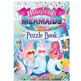 Zeemeermin mini puzzel boekje Magical Mermaids (Engelstalig)