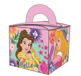 Disney Princess traktatie doosje klein 6,5 x 6,5 x 6,5 cm. 8 st.