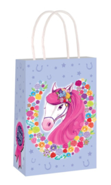 Paarden traktatie tasje Perfect Pony Club 14 x 21 x 7 cm.