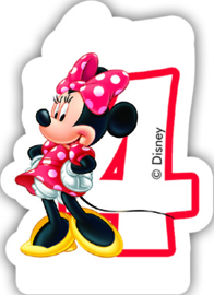 Disney Minnie Mouse 4e verjaardagskaars