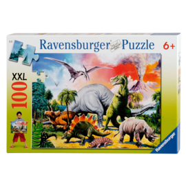 Dinosaurus puzzel 100 stukjes XXL