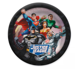 Justice League bordjes ø 23 cm. 10 st.