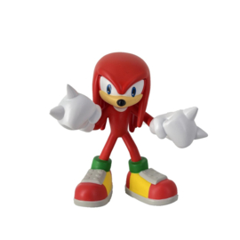 Sonic The Hedgehog taart topper decoratie Knuckles 8 cm.