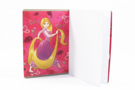 Disney Princess Rapunzel ruitjes schrift A5