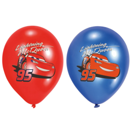 Disney Cars Lightning McQueen full color ballonnen ø 27,5 cm. 6 st.