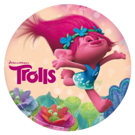 Trolls taart en cupcake decoratie