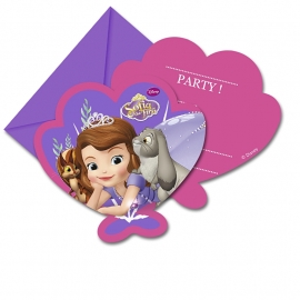 Disney Sofia the First Pearl of the Sea uitnodigingen 6 st.