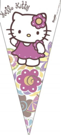 Hello Kitty snoep puntzak 20 x 40 cm. 6 st.