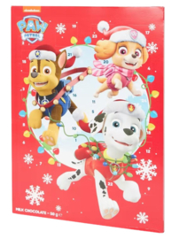 Paw Patrol chocolade adventskalender