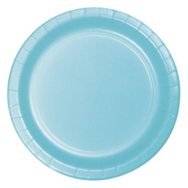 Pastel Blue bordjes ø 22,2 cm. 8 st.