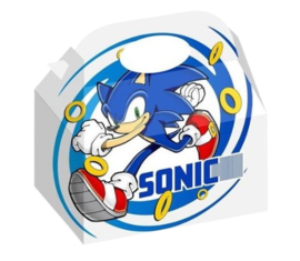 Sonic traktatie doosje 16 x 16 x 10,5 cm. p/stuk