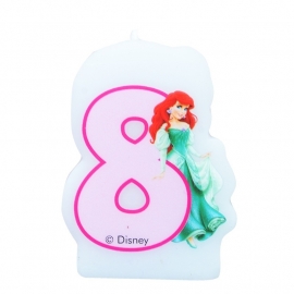 Disney Princess Ariel 8e verjaardagskaars