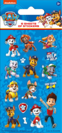 Paw Patrol uitdeel stickervel party 6 st.