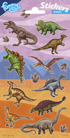 Dinosaurus stickers party