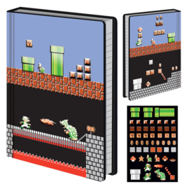 Super Mario Bros magnetisch notitieboek A5 15 x 21 cm.