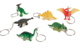 Dinosaurus sleutelhanger p/stuk