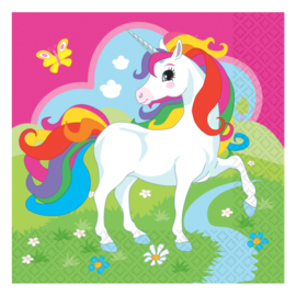 Unicorn servetten 33 x 33 cm. 20 st.