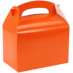 Party box oranje 12 x 10 x 15 cm.