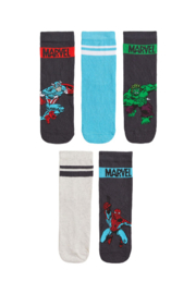 Marvel Avengers sokken 5 paar - mt. 34-36