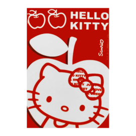 Hello Kitty uitnodigingen Apple 6 st.