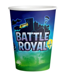 Battle Royal Fortnite bekertjes FSC 250 ml. 8 st.