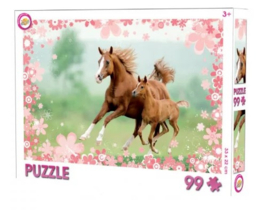 Paarden puzzel 99 stukjes