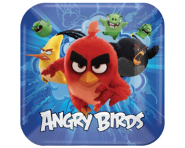 Angry Birds bordjes 22,9 x 22,9 cm. 8 st.