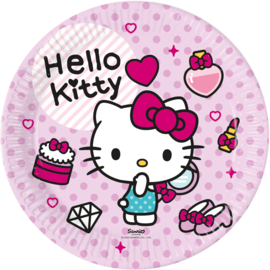 Hello Kitty bordjes Fashion Stylish FSC ø 23 cm. 8 st.