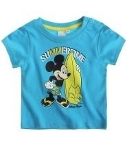 Disney Mickey Mouse t-shirt lichtblauw Summertime mt. 62