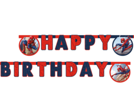 Spiderman slinger happy birthday Crime Fighter 2 mtr.