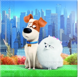 The Secret Life Of Pets servetten 33 x 33 cm. 20 st.