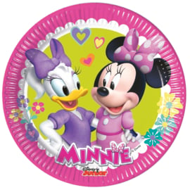 Disney Minnie Mouse Happy Helpers gebakbordjes ø 19,5 cm. 8 st.