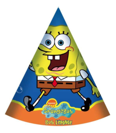 SpongeBob feesthoedjes Surfing 6 st.