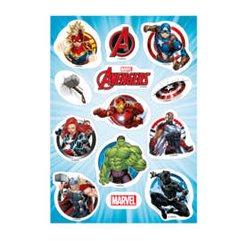 Avengers taart en cupcake decoratie 13 st.