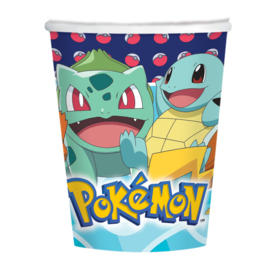 Pokémon bekertjes party 250 ml. 8 st.