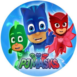 PJ Masks taart en cupcake decoratie