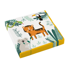 Jungle servetten Get Wild 33 x 33 cm. 16 st.