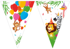 Jungle Balloons vlaggenlijn 2,3 mtr.