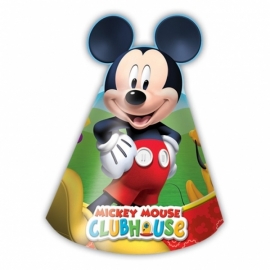 Disney Mickey Mouse feesthoedjes 6 st.