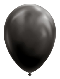 Ballonnen zwart ø 30 cm. 10 st.
