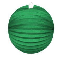 Lampion groen ø 25 cm.